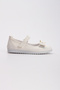 Honeycomb Texture Non-Slip Sole Cream Children's Ballerina Ballet - 2