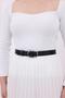 Oval Buckle Women's Belt Dress Belt Waist Belt Shirt Belt Trouser Belt - 4