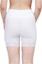 Women's Lace Trimmed Anti-Chafing Slip Shorts Seamless Mid-Thigh Boyshorts Underwear, - 3