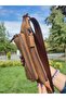 Genuine Leather Crossbody Bag – Hazelnut Crossbody Model 1213 - 2