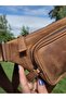 Genuine Leather Crossbody Bag – Hazelnut Crossbody Model 1213 - 5