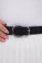 Oval Buckle Women's Belt Dress Belt Waist Belt Shirt Belt Trouser Belt - 3