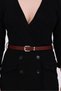 Gold Buckle Women's Belt Dress Belt Shirt Belt Trouser Belt - 3