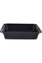 Disposable Microwaveable Rectangular Black Base, Meal Prep Container with Clear Lid. (5, Bla - 5