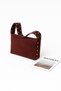 Luxury Suede Detailed Stud Shoulder Bag
