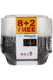 Disposable Black Base, Bento, Food Storage, Microwavable Meal Prep Round Container 8+2 Free - 3