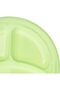 Disposable 3 Compartment Plastic Round Plates, Assorted, 10 Inches, Pack of 25 - 2