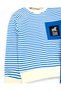 Boy Baby Striped Pocket Detail Seasonal Suit 3-6-12-18-24 Months - 5