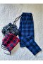 3-Pack Colorful Unisex Pajama Bottoms / Ultra Quality Plaid Sweatpants - 4
