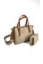 Original Women's 3-Compartment Luxury Soft Leather Adjustable Crossbody Shoulder Bag Wallet Konbini - 3