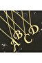 Solid Brass Letter Pendant Ilkel-Bjt940 - 2