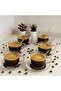 6-Piece Sof Elegance Tea and Coffee Cup with Borosilicate Glass Plate and Spoon 330 ml - 2