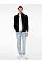 Regular Fit Long Sleeve Piped Fleece-Lined Mock Neck Zippered Cardigan - 2