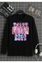 Saja Boys Printed T-Shirt Long Sleeve 100% Cotton Black T-Shirt