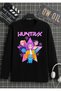 Huntrix Rumi̇, Zoey. Mira, Ji̇nu Printed T-Shirt Long Sleeve Black