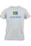 SWEDEN WITH FLAG