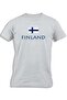 FINLAND WITH FLAG