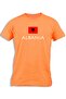 ALBANIA WITH FLAG
