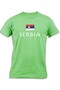 SERBIA WITH FLAG