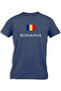 ROMANIA WITH FLAG