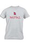 NEPAL WITH FLAG