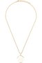 Lotus In The Desert Stainless Steel Necklace, Sacred Mandir Coordinates Pendant, durable gold-plated - 2