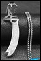 Steel Zulfiqar Sword Necklace |   316L Steel |   Hz. Ali Sword Design |   Men'S, Women's Necklace |   Does Not Tarnish/Blacken? - 3