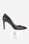 Women's Black Patent Leather Genuine Leather Size 35-41 Heel Stiletto Shoes