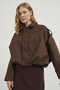 Armalife 1021 suede look bomber women's jacket