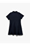 Girls' Dress 6WKG80030AK Navy Blue - 6