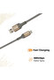 كابل PLUS IM-DC101 3A USB إلى كابل Micro بطول 1.2 متر مضفر ومضاد للتشابك وشحن سريع للبيانات - 7
