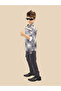 Printed Buttoned Shirt and Pant Set - 3