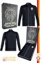 Gs Swt 089 Original Licensed Full Zipper Stand Collar Black Training Sweatshirt Gift for Men