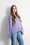 Lila Crew Neck Oversize Knit Sweater - 3