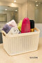6.6 Liter Multi-Purpose Basket with Knitted Pattern – Bpa-Free, Durable, Stylish and Practical Design - 26X20X17 cm - 2