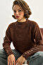 Damenpullover mit Knopfdetail an den Ärmeln, Basic-Strickpullover TK251107 60283668 - 2