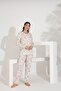 100% Cotton Long Sleeve Women's Pajama Set 98289 - 5