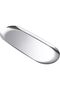 Silver Stainless Steel Boat Presentation Plate Set, 6 Pieces Mega Size 30X12 cm - 2