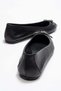 Veibola Women's Genuine Leather Ballet Flats Black Color-Match Leather Lining - 6