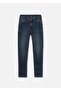 Boy's Skinny Jeans Dark Blue 7570 - 4