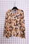 Women's Plus Size Lycra Crew Neck Mix Pattern Soft Sweater Mother Blouse - 2