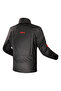 METROPOLIS EVO COAT BLACK-RED - 2