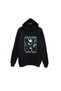Demon Slayer Muichiro Tokito - Anime Printed Unisex 100% Cotton Black Hooded Sweatshirt
