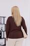 Plus Size Buckle Detailed Lycra Strawberry Fabric Blouse - 8