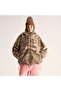Women's Beige Coat Asmc Print Flz Jm3675 - 4
