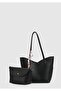 Women's Black Shoulder Bag - 4