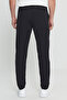 Men's Black 360 All-Way Stretch Comfort Fit Relaxed Cut Elastic Waist Casual Pants - 6