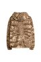 Women's Beige Coat Asmc Print Flz Jm3675 - 2