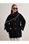 Ceyda Embroidered Cape Coat