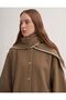 Ceyda Embroidered Cape Coat